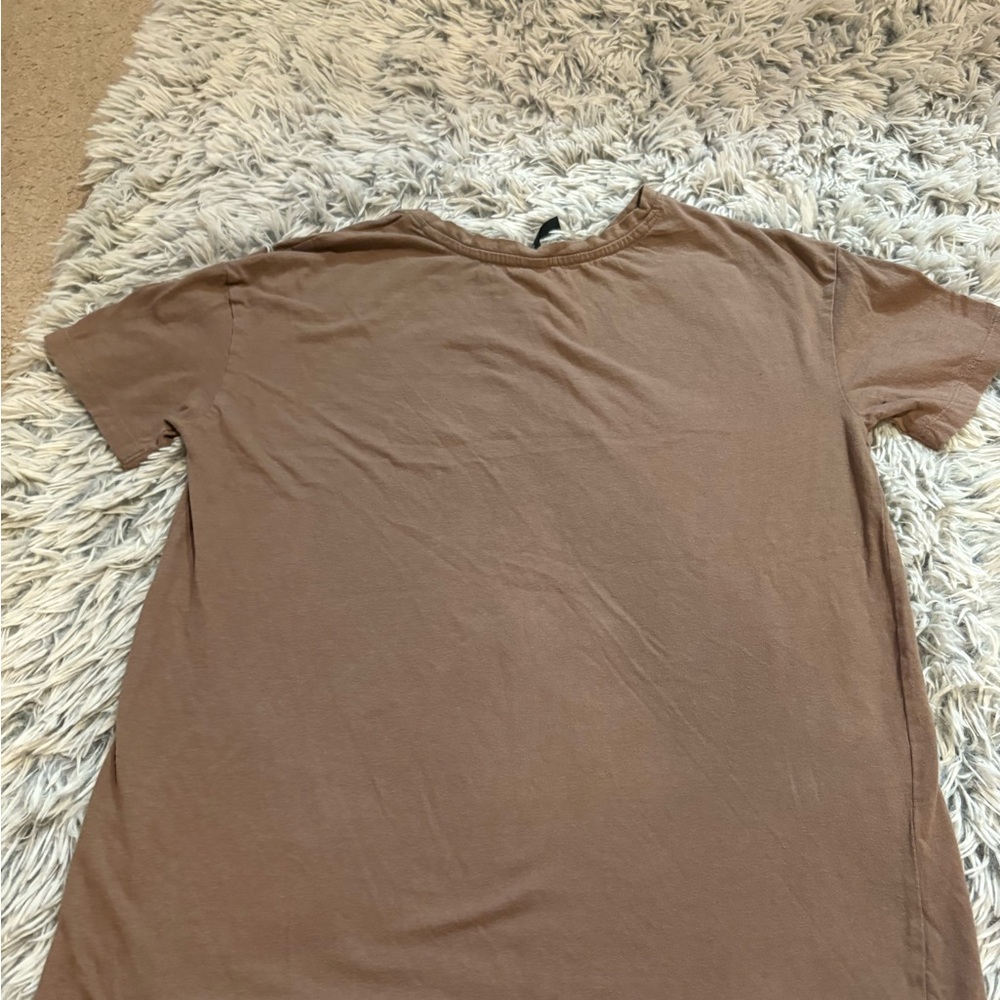 Electric Family “Love is all you need” Brown Tee with Colorful UFO and Planets - Picture 3 of 5